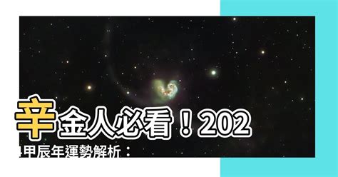 辛金 2024|【辛金 2024】辛金人必看！2024甲辰年運勢解析：六日主運程大。